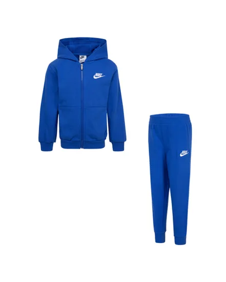 Ensemble de survetement Enfant NKN LBR FT FZ CLUB SET Bleu