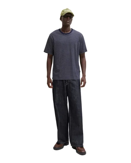 Tee-shirt Homme JJEdover Rayé Col Rond