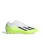 Crampons de football Unisexe X CRAZYFAST.3 LL FG Blanc