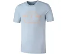 T-shirt manches courtes Homme YAMA SINGLETRACK Bleu