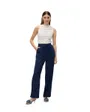 Pantalons Larges Femme VMJESMILO HW WIDE PANTS WVN NOOS