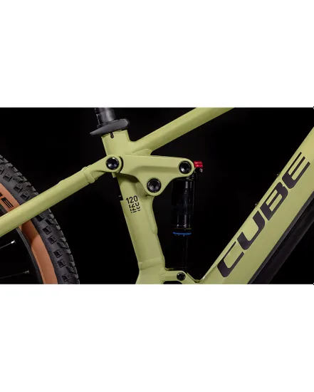 VTT électrique tout suspendu Unisexe STEREO HYBRID 120 ONE 625 Vert Olive/Vert