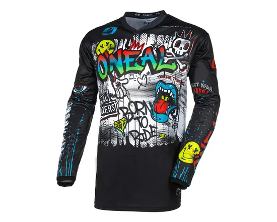 Maglia Bambino O'NEAL Element Rancid – Vestibilità Comoda, Traspirante, Con Grafica Sublimata E Coda Estesa