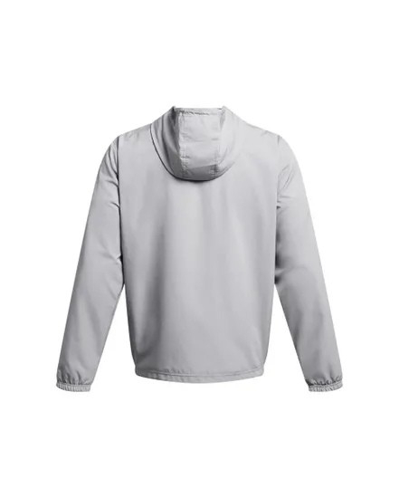 Sweat zippé à capuche Homme UA SPORTSTYLE WINDBREAKER Gris