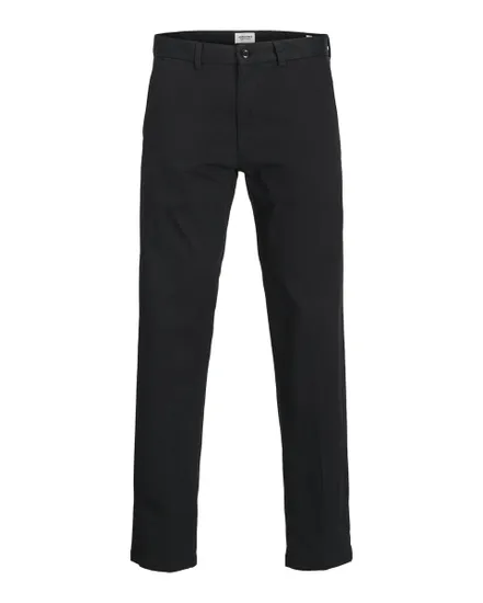 Pantalon coupe décontractée Homme JPSTKANE BARRET CHINO NOOS Noir