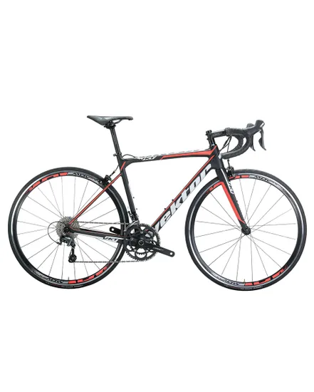 Vélo de route Homme ATHOM TIAGRA 2X10V Noir/Blanc/Rouge