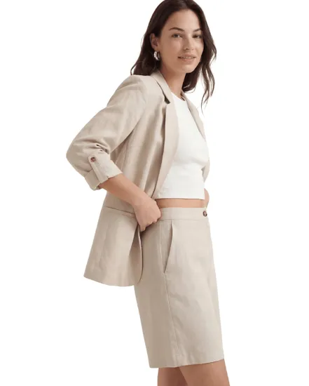 Blazer Femme VMJESMILO 3/4 LOOSE BLAZER WVN NOOS