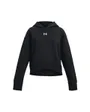 Sweat à capuche Enfant UA RIVAL FLEECE CROP HOODIE Noir