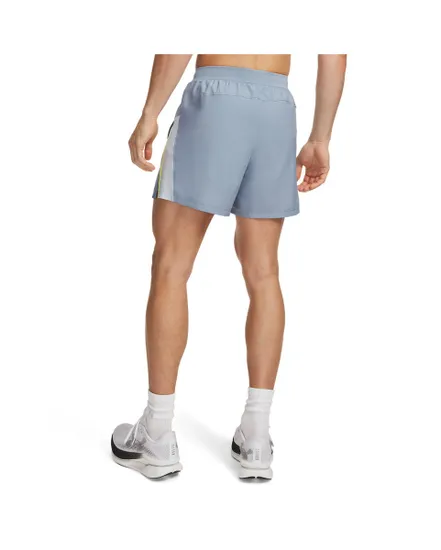 Short Homme UA LAUNCH 5 SHORTS Bleu