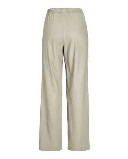 Pantalon Femme JXPOPPY SUMMER HW PANT PNT SN Gris