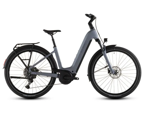 Vélo trekking électrique TOURING HYBRID PRO 800 Gris Perle/Gris