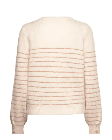 Pull Tricoté Femme PCJIBE LS O Neck Knit FC