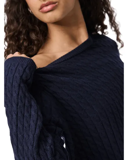Pull Femme PCFia Maille Torsades Noos