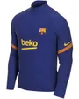 Top de football homme FCB M NK DRY STRK DRIL TOP Bleu