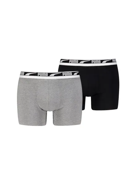 Lot De 2 Slips Homme Puma PUMA MEN EVERYDAY MULTI LOGO BOXERS 2P 