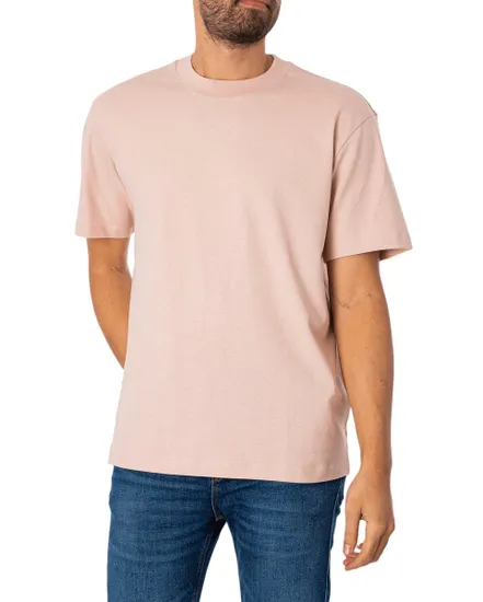 T-shirt col rond Homme DAPOLINO Rose Clair