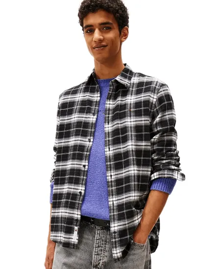Chemise Homme TJM REG FLANNEL CHECK SHIRT EXT