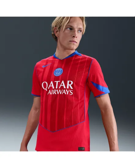 Maillot de football Homme PSG M NK DFADV JSY SS MATCH 3R Rouge