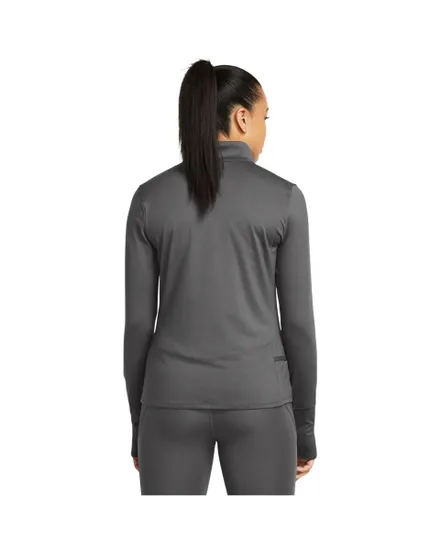 Sweat 1/2 zip ML Femme UA LAUNCH PRO HALF ZIP Gris