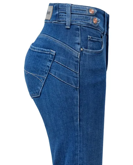 Jean Femme Secret Straight Waist Detail
