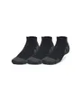 Socquettes 3 paires Unisexe UA PERFORMANCE TECH 3PK LOW Noir