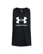 T-Shirt SS Manches Homme UA SPORTSTYLE LOGO TANK Noir