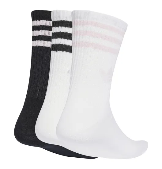 Lot de 3 paires de chaussettes 3S CREW S 3P Blanc