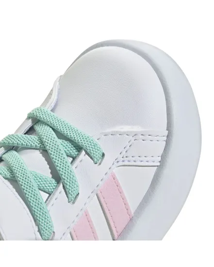 Chaussures Bebe fille Adidas GRAND COURT MID I Blanc Sport 2000 Ref IE8704