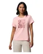 T-shirt Femme PARSONS POINT  SS SCOOP TEE Rose