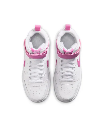 Chaussures Fille COURT BOROUGH MID 2 (GS) Blanc