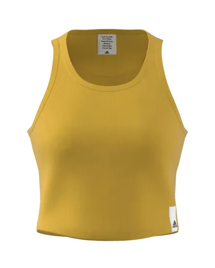 Debardeur Femme W LNG RIB TANK Jaune