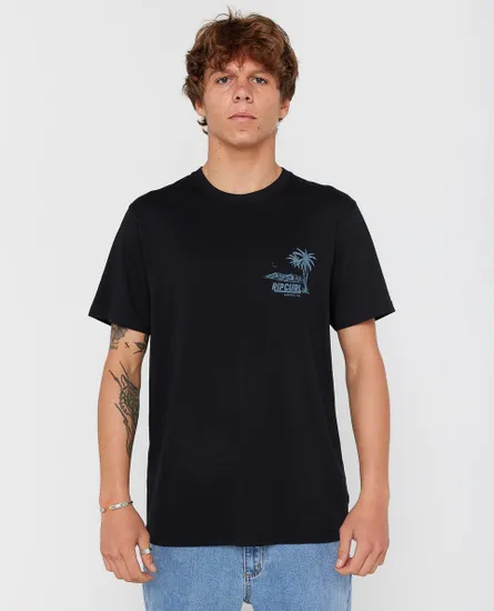 T-shirt Homme SPORTLINE TUBULAR TEE Noir