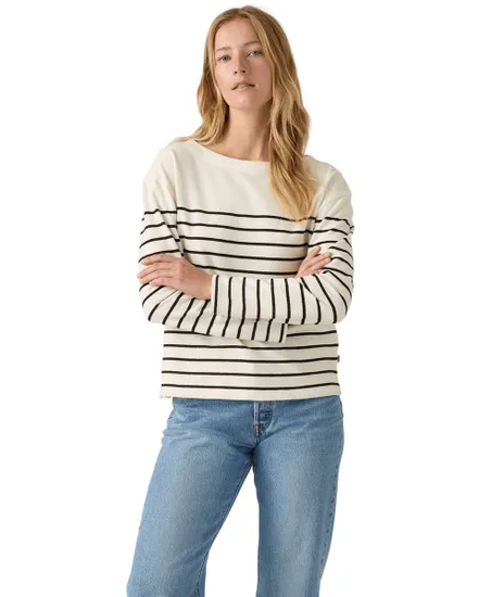 T-Shirt Femme Marin Stripe Top