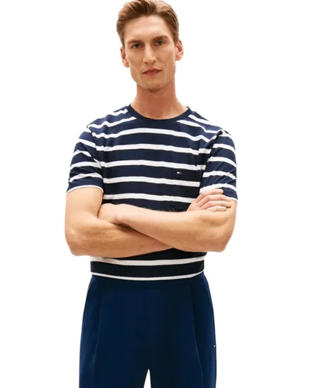 T-Shirt Homme Ess Reg Fit Stripe Pocket Tee