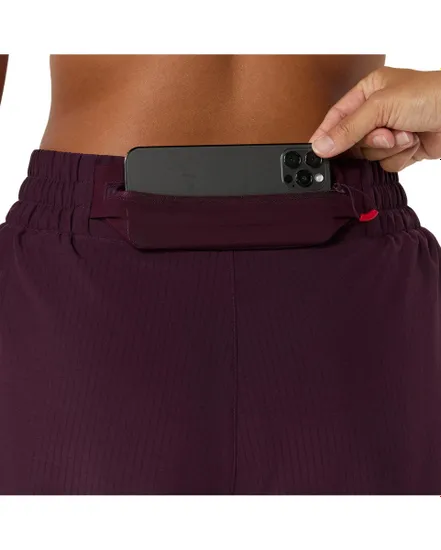 Short Femme NAGINO RUN 2-N-1 SHORT Bordeaux