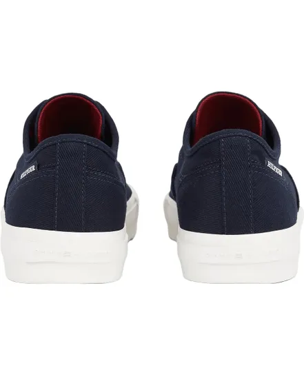 Chaussures Homme TH HI VULC LOW OXFORD TWILL Bleu