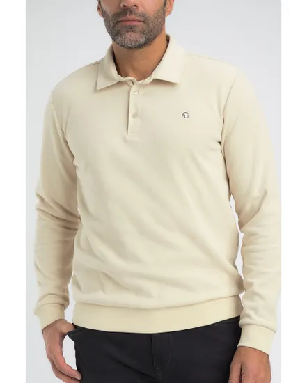 Polo manches longues Homme MIAMI Beige