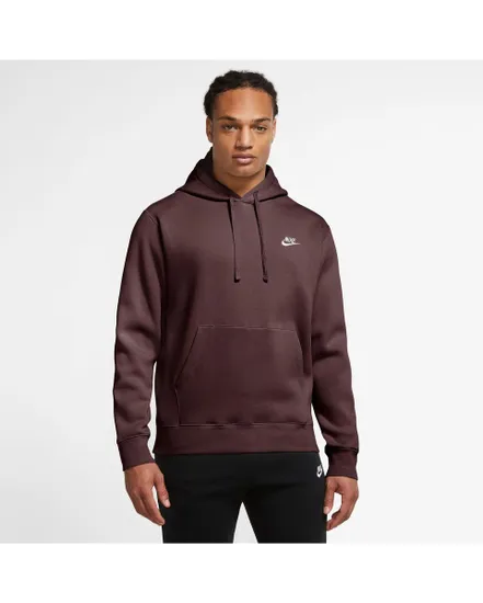 Sweat à capuche Femme M NSW CLUB HOODIE PO BB Marron