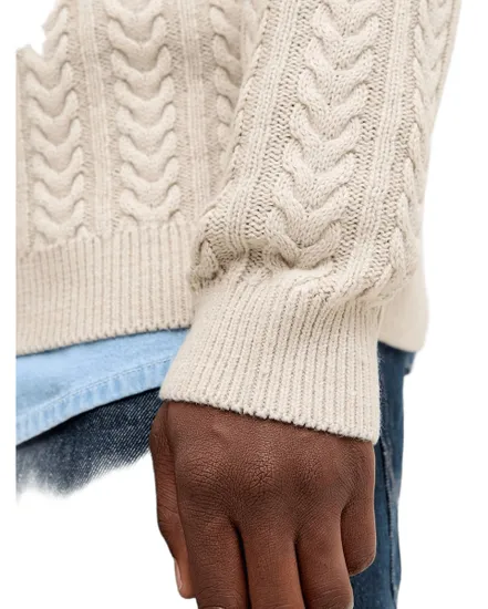 Pull Homme JPRBLUSEAN Knit Cable Shawl Neck