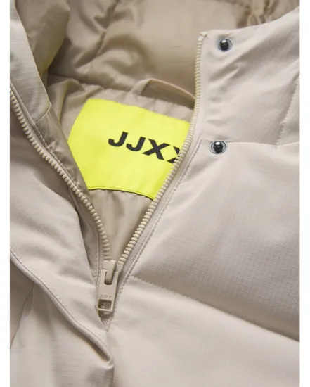 Doudoune à capuche Femme JXGLOBAL PUFFER JACKET OTW ACT Beige