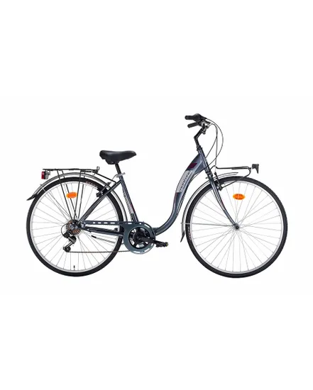 Vélo urbain Femme LIBERTY 28 7V REVO Anthracite Métal