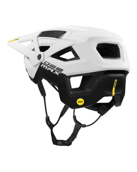 Casque VTT Unisexe DEEMAX MIPS Blanc/Noir