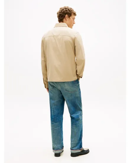 Blouson Homme COTTON NYLON SHIRT JACKET Beige