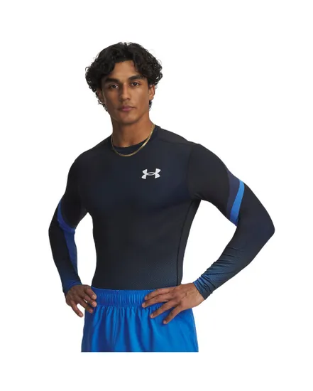 T-shirt manches longues Homme UA HEATGEAR SUB CREW LS Bleu
