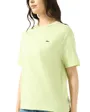 T-Shirt Femme Vert Pistache Lacoste