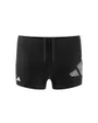 Short de natation court Enfant 3 BAR LOG BOXER Noir