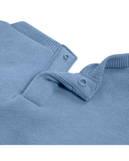 Ensemble de survetement Bébé NKN ESSENTIAL FLEECE CREW SET Bleu