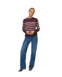 Pullover Femme Col Rond Manches Longues
