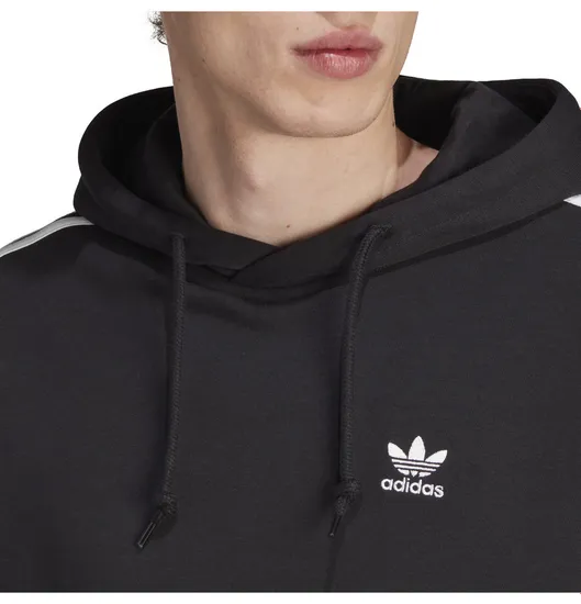 Sweat à capuche Homme 3-STRIPES HOODY Noir