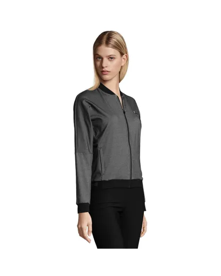 Sweatshirt femme TECH FZ SWEAT N 2 W Gris